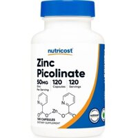 Nutricost Zinc Picolinate - Vitamin Kẽm và Khoáng Chất Cho Cơ Thể