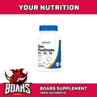 NUTRICOST ZINC PICOLINATE 50MG - TĂNG CƯỜNG HỆ MIỄN DỊCH, BỔ SUNG KẼM Ở NAM GIỚI