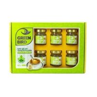 NUTRINEST - HỘP YẾN 6 LỌ GREEN BIRD YẾN CHƯNG ĐƯỜNG PHÈN ORGANIC