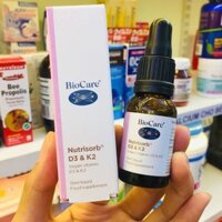 Nutrisorb D3 & K2 của BioCare (Anh)
