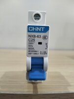 NXB-63 1P C25 - Aptomat Chint MCB 1 pha 25A 6kA