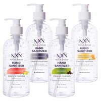 NxN Hand Sanitizer 70% Alcohol, Variety Pack: Fresh Lavender, Pine Needle, Cara Cara Citrus, Sweet Vanilla & Golden Honey Scent, Leaves Hands Feeli...