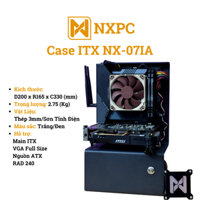 [NXPC] Case Bentable NX-07IA - Case Máy Tính Mainboard ITX- Nguồn ATX - Vỏ Máy Tính Benchtable (Black/White)