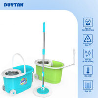 NYCT-   Bộ lau nhà Matsu 11 Lít-Bánh xe DUY TÂN nhựa PP, bộ lau nhà 360 độ, bông lau microfiber mịn, thấm hút
