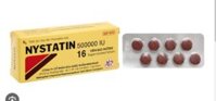 Nystatin 500.000UI Mekophar – Điều trị nấm (Hộp 2 vỉ x 8 viên)