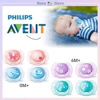 [nz23] Ti giả chỉnh nha đầu dẹt Philips Avent Ultra Air, Ultra Soft [Cam kết chính hãng]