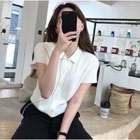 NZN Áo cardigan ngắn tay dệt kim nữ