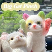 [Nzsh] Big Kitty Cat Taba Squishy Silicone Fuzzy Mèo Siêu Lớn Mèo Con Thủ Công Bóp Đồ Chơi Mochi Thư Giãn Tay Quà Tặng Giải Phóng Căng Thẳng YYWD