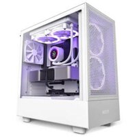 NZXT H5 Flow – White – Compact Mid-tower Airflow Case
