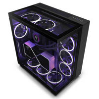 NZXT H9 Elite Matte Black – Premium Dual-Chamber Mid-Tower Airflow Case