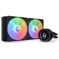 NZXT Kraken Elite 280 RGB Matte Black – 280mm AIO Liquid Cooler with LCD Display and RGB Fans