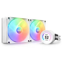 NZXT Kraken Elite 280 RGB Matte White – 280mm AIO Liquid Cooler with LCD Display and RGB Fans