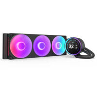NZXT Kraken Elite 360 RGB V2 Matte Black – 360mm AIO Liquid Cooler with LCD Display and RGB Fans