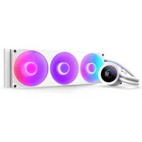 NZXT Kraken Plus 360 RGB V2 White – 360mm AIO Liquid Cooler with LCD Display and RGB Fans