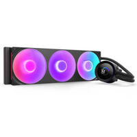 NZXT Kraken Plus 360 RGB V2 Black – 360mm AIO Liquid Cooler with LCD Display and RGB Fans