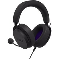NZXT Relay Headset Wired Black 40mm drivers Gaming (AP-WCB40-B2) – Hi-Res Audio Certified, DTS Headphone:X, 7.1 Surround Sound, Lightweight & Comfortable Design, Detachable Microphone