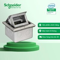 Ổ âm sàn CON224_ABE_G5 Schneider cho Concept có đế âm màu nhũ bạc