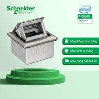 Ổ âm sàn Schneider E224F_ABE Nhũ bạc Hình chữ nhật (chưa bao gồm thiết bị bên trong) KẾT NỐI CUỘC SỐNG HLI