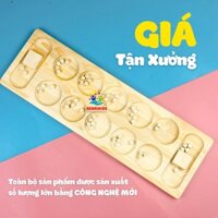 Ô Ăn Quan,Ô Quan Trò Chơi Dân Gian Việt Nam Bàn Chơi Bằng Gỗ, Giấy Bền Đẹp Đồ Chơi Trẻ Em Việt Nam