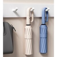 Ô Bấm Tự Động Có Móc Khoá. Tay Cầm Thiết Kế Đóng Mở Tự Động Chống Tia UV , Ô 24 Nan Cứng Cáp