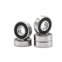 ổ bi xe máy Vòng bi bánh trước xe điện 6200-2RS/6201 Bánh sau bi rãnh sâu chống bụi, im lặng và chống mài mòn bạc đạn chữ thập vòng bi 6305