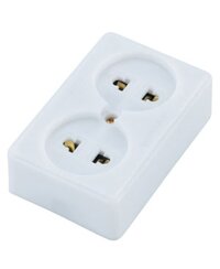 Ổ cắm 2 ngã đa năng 10A 250V