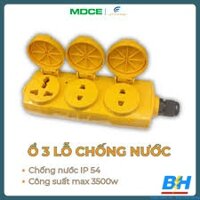 Ổ Cắm 3 Lỗ Không Dây 3500W Chống Nước IP54 MDCE MD1CDN2S