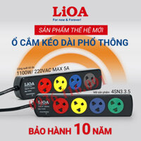 Ổ Cắm 3 Mét 4 Lỗ Lioa 4TSN3.2.5 Ổ Cắm Kéo Dài Phổ Thông Giá Rẻ