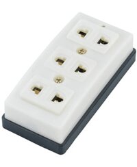 Ổ cắm 3 ngã kiểu Thái Lan 10A 250V