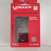 ổ cắm 6 ngả liền dây VINAKIP 6TSF.3
