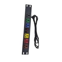 Ổ CẮM 6 PORT 3 CHẤU CHUẨN ĐA DỤNG -CÓ CB 10A