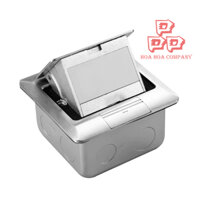 Ổ cắm âm sàn cho Concept có đế âm, màu nhũ bạc (CON224_ABE_G5) - Schneider
