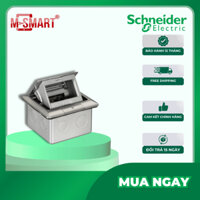 Ổ cắm âm sàn cho S-Flexi có đế âm - màu nhũ Bạc/ Vàng (không kèm ổ cắm) - Schneider Electric - E224F_ABE E224F_BAS