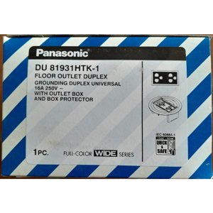 Ổ Cắm âm sàn đôi Panasonic Du81931Htk-1 - 3 chấu