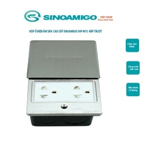 Ổ cắm âm sàn nắp trượt Sino Amigo SHP-M1S