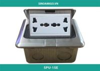 Ổ cắm âm sàn sinoamigo SPU-1SE mầu bạc chính hãng