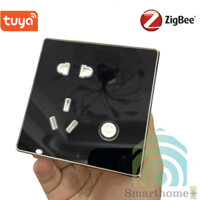 Ổ Cắm Âm Tường Hình Vuông Zigbee Tuya SHP-ZSW2