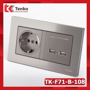 Ổ cắm âm tường Tenko TK-F71-B-108