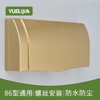 Ổ cắm ba vị trí Vỏ bảo vệ ngoài trời Công tắc ba công tắc Hộp chống nước Nhà bếp Ổ cắm điện Vỏ chống nước