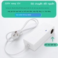 Ổ cắm bật lửa thuốc lá trên ô tô 220V sang 12V Bộ chuyển đổi nguồn điện gia dụng máy hút bụi ô tô g