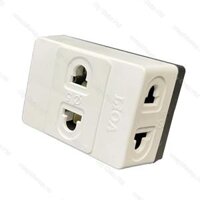 Ổ cắm chia 3 LIOA, chân cắm dẹt [ON3NCD]