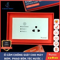 Ổ Cắm Chống Giật cho máy bơm, phao tự động bồn, téc nước | 1000W | hình chữ nhật