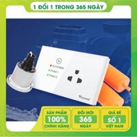 Ổ cắm chống giật cho phao điện bể nổi, bể ngầm Vconnex , Nút bấm cảm ứng bật tắt an toàn, hàng Việt Nam Chính hãng