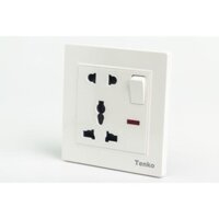 Ổ Cắm Chống Giật Đơn Có Công Tắc Nguồn TK-TT-A-28