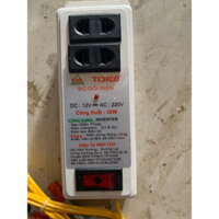 Ổ cắm chuyển điện 12v sang 220v sử dụng bình điện xe máy , xe ô tô con công suất 30w