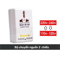 Ổ Cắm Chuyển Đổi Nguồn Điện, 2 Chiều Từ 110v sang 220v và Ngược Lại, Mang Đi Du Lịch US – JP – Đài – Phukienhome 8616