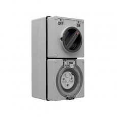 Ổ cắm có công tắc Schneider IP66 S56C320GY