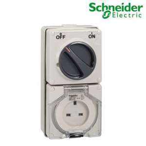 Ổ cắm có công tắc Schneider S56C313GY