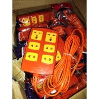 Ổ cắm có dây 6 ổ chịu tải 6000w lõi sứ