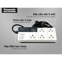 Ổ cắm có dây panasonic WCHG28352